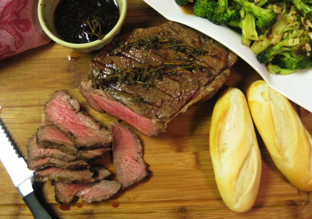 London Broil with Red Wine Marinade