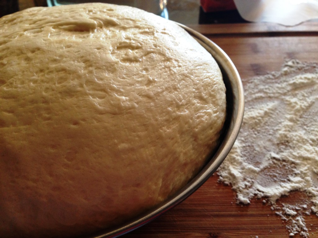 pita dough doubled